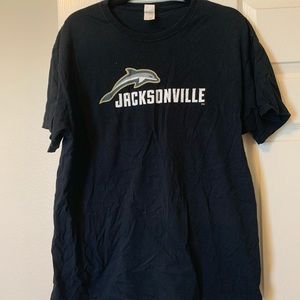 Jacksonville University black tshirt